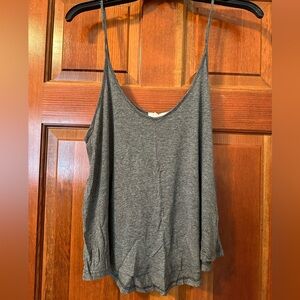 Grey Flowy Tank